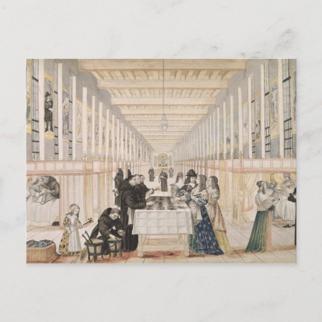 Carte Postale L'Institut des Soeurs de la Charité pendant une (Devant)