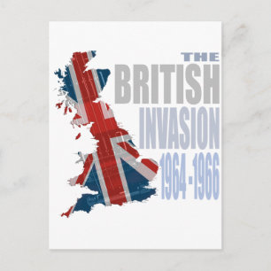 Carte Postale L'invasion britannique 1964-1966