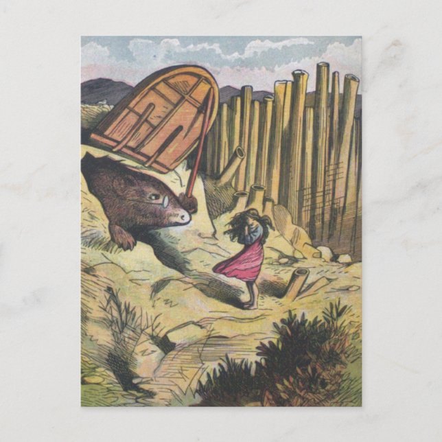 Carte Postale "L'invité de M. Mole" (Devant)