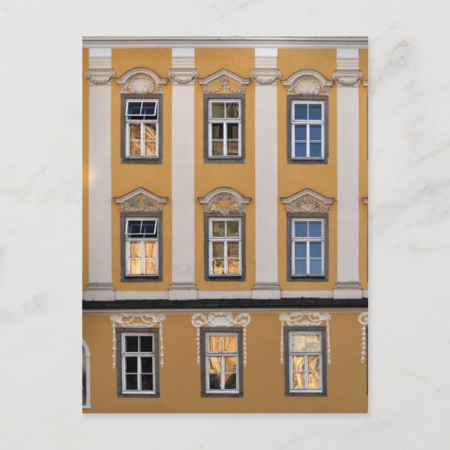 Carte postale Linz windows (Devant)