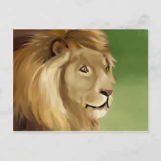 Carte postale Lion