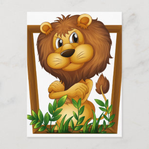 Carte Postale Lion