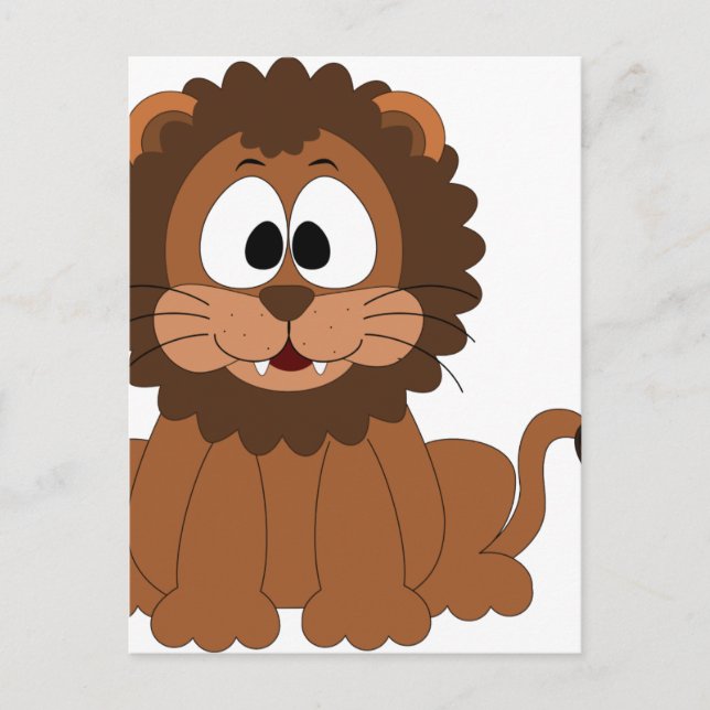 Carte Postale Lion (Devant)