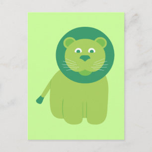 Carte Postale Lion adorable