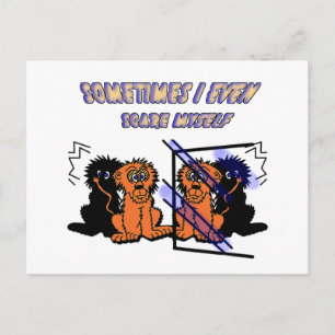 Carte Postale Lion caricature