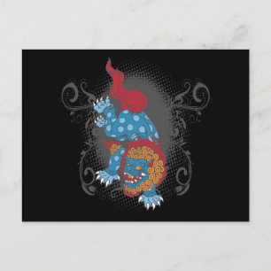 Carte Postale Lion de Bouddha