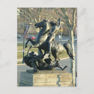 Carte Postale Lion Fighter