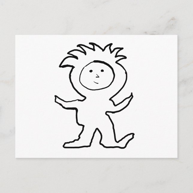Carte Postale Lion Jammies Kid (Devant)