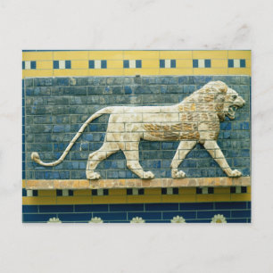 Carte Postale Lion représentant Ishtar