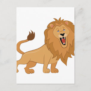 Carte Postale Lion Roar