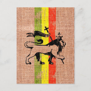 Carte Postale Lion royal reggae