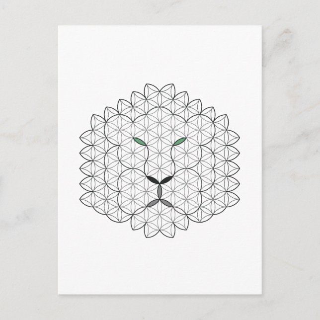 Carte Postale Lion Sacré, B06BW. (Devant)