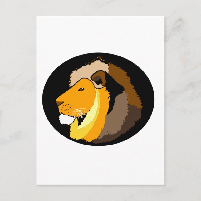 Carte Postale Lions cool cadeaux d'art et accessoires (Devant)