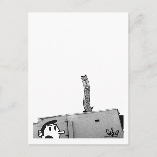 Carte Postale Liqueur en bas (Devant)