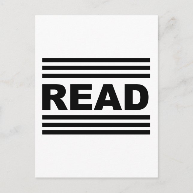 Carte Postale Lire Entre Les Lignes (Devant)