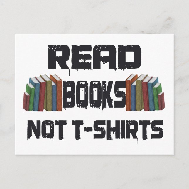 Carte Postale Lire les livres (Devant)