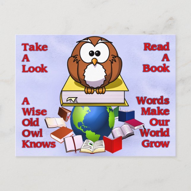 Carte Postale Lire un livre (Devant)