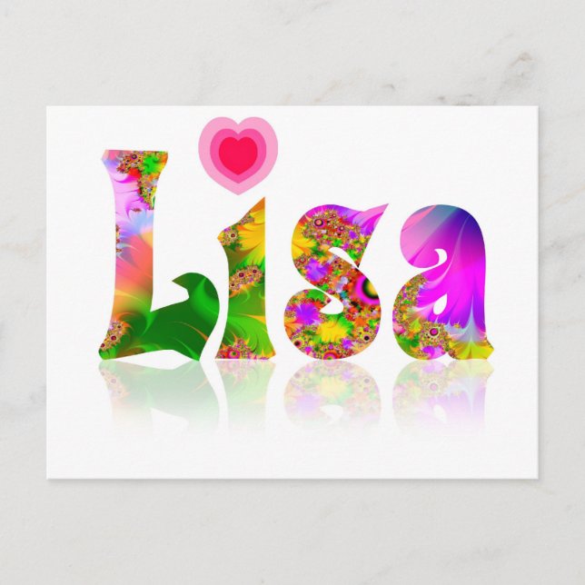 Carte Postale Lisa (Devant)