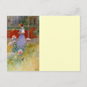 Carte Postale Lisbeth avec des pivoies