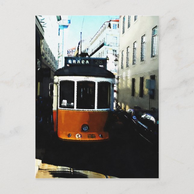 Carte Postale Lisbon tram (Devant)