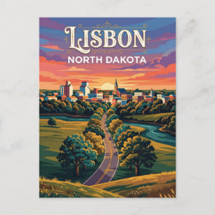 Carte Postale Lisbonne États-Unis