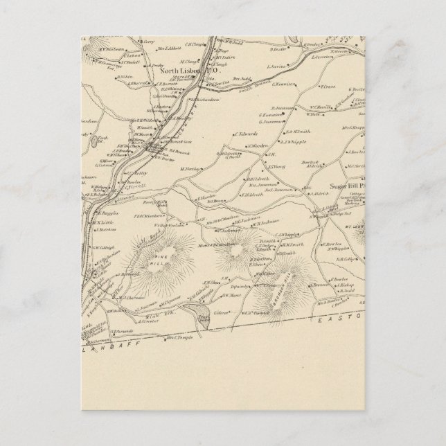 Carte Postale Lisbonne, Grafton Co (Devant)