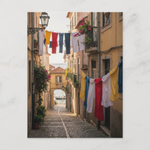 Carte Postale Lisbonne Portugal Alfama rue Blanchisserie Voyag