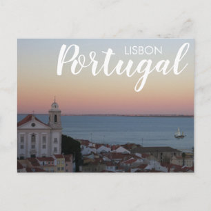 Carte Postale Lisbonne Portugal Alfama Sunset
