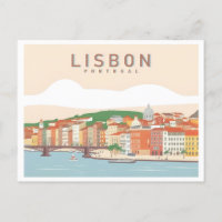 Lisbonne Portugal Pastel Voyage Design