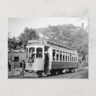 Carte postale Lisbonne Portugal Tram 1950