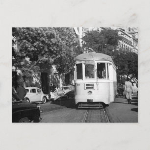 Carte Postale Lisbonne Portugal Tram 1961