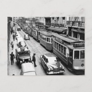 Carte postale Lisbonne Portugal Tramways 1969
