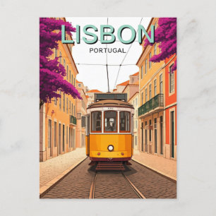 Carte postale Lisbonne Portugal Yellow Tram