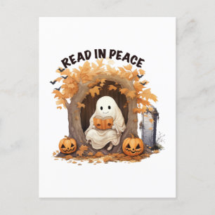 Carte Postale Lisez Peace Boo Ghost