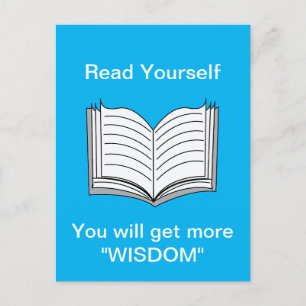 Carte Postale Lisez votre citation inspirante