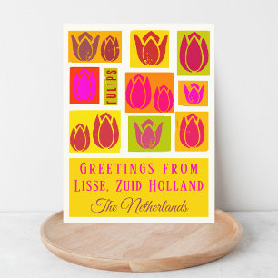 Carte Postale Lisse Tulips Pays-Bas Zuid Holland