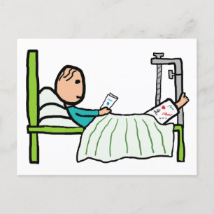 Carte Postale Lit d'hôpital