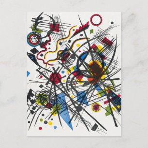 Carte Postale Lithographie de Vierte Bauhausmappe par Kandinsky