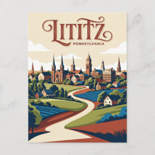 Carte Postale Lititz États-Unis