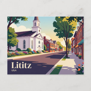 Carte Postale Lititz Pennsylvanie