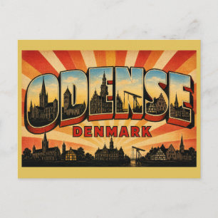 Carte Postale Littéraire Odense Danemark