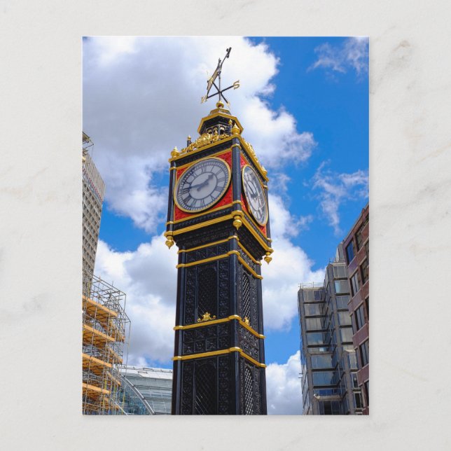Carte Postale Little Ben, Londres Royaume-Uni (Devant)