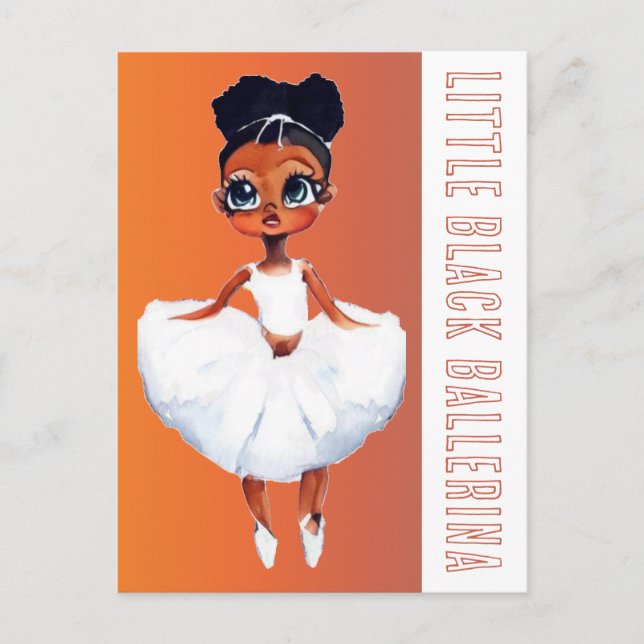 Carte Postale Little Black Ballerina (Devant)