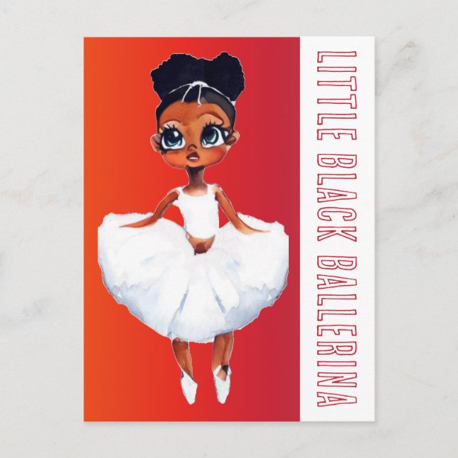 Carte Postale Little Black Ballerina (Devant)