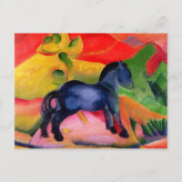 Little Blue Horse, 1912