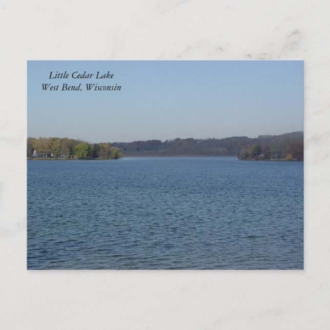 Carte Postale Little Cedar Lake (Devant)