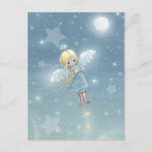 Carte postale Little Christmas Star Angel
