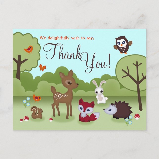 Carte Postale Little Critters Thank You Postcard (Devant)