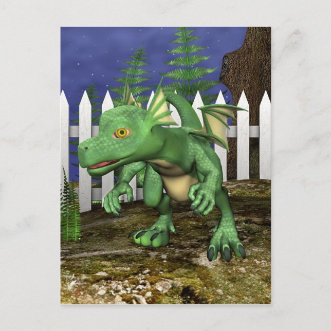 Carte Postale Little Dragon (Devant)