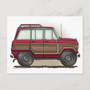 Carte Postale Little Four Wheel Station Wagon